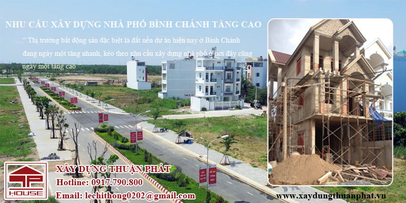 xây dựng nhà phố bình chánh