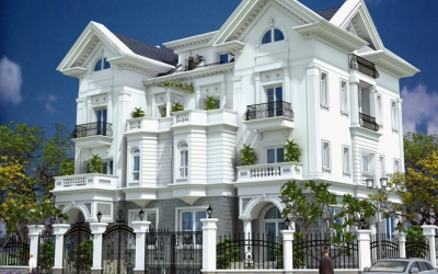 BIỆT THỰ XÂY DỰNG THEO PHONG CÁCH CỔ ĐIỂN