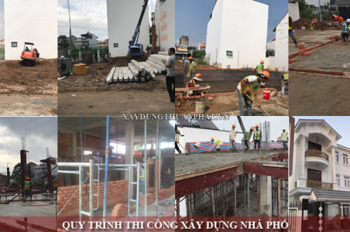 QUY TRÌNH THI CÔNG NHÀ PHỐ