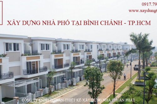 XÂY DỰNG NHÀ PHỐ TẠI BÌNH CHÁNH