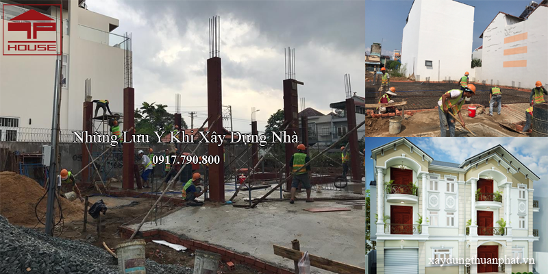 NHỮNG LƯU Ý KHI XÂY DỰNG NHÀ PHỐ