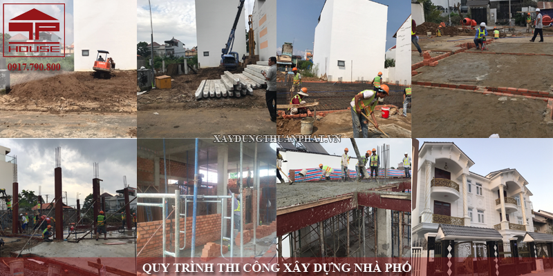 QUY TRÌNH THI CÔNG NHÀ PHỐ